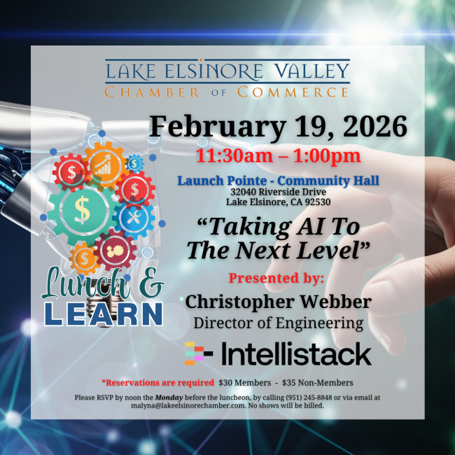 LEVCC Lunch and Learn with Christopher Webber