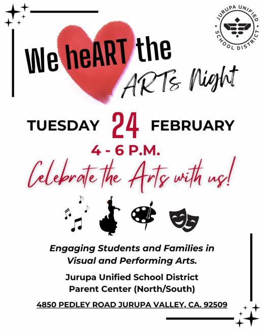 We Heart the Arts Night 