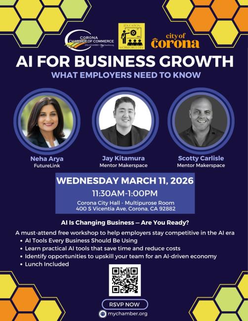 Corona Chamber Workforce Development Committee Meeting