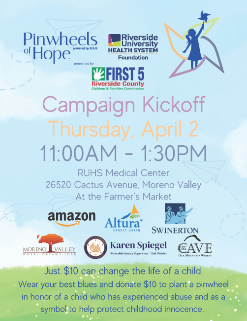 Pinwheels of Hope Event