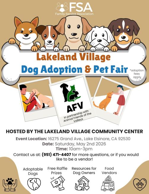 Lakeland Village Dog Adoption & Pet Fair