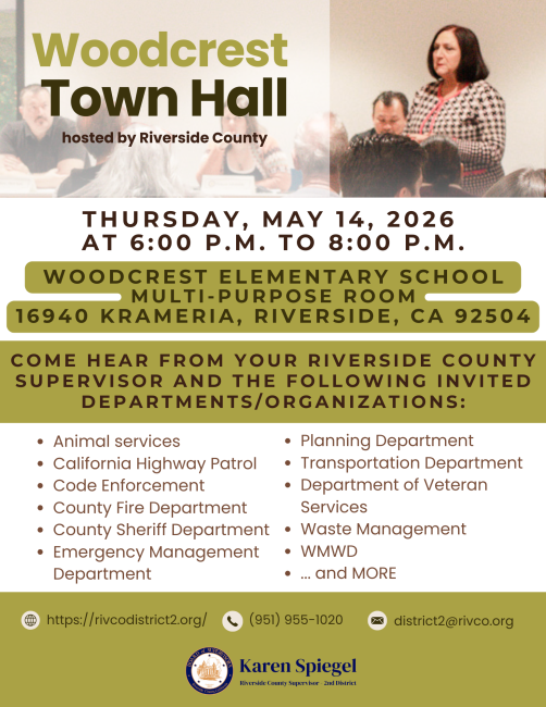 Woodcrest Town Hall 2026