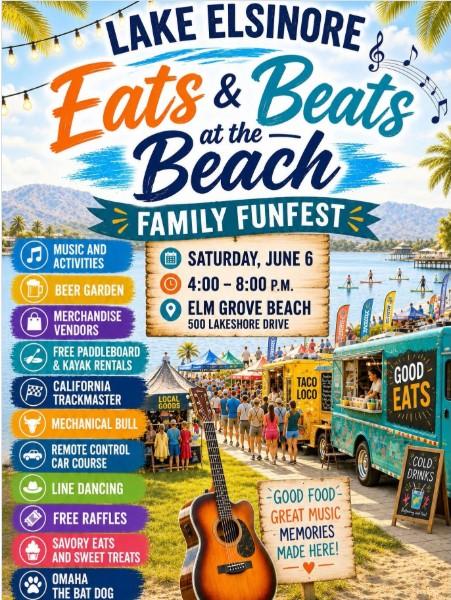 Lake Elsinore Eats and Beats