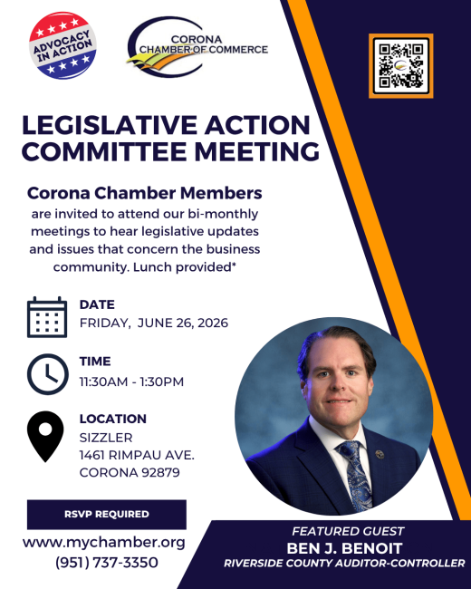 Corona Chamber Legislative action community