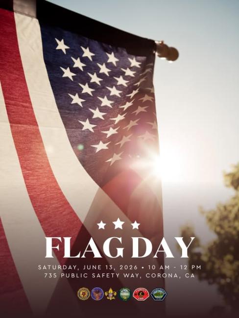 Corona Flag Day Ceremony
