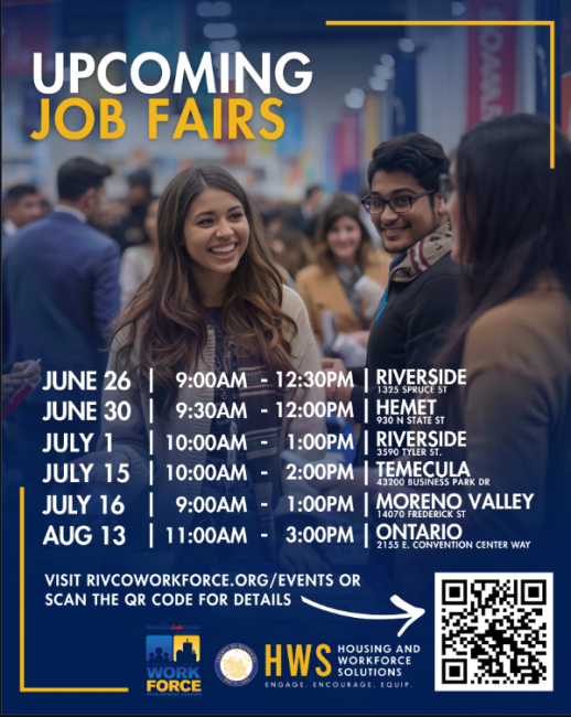 Upcoming Job Fairs