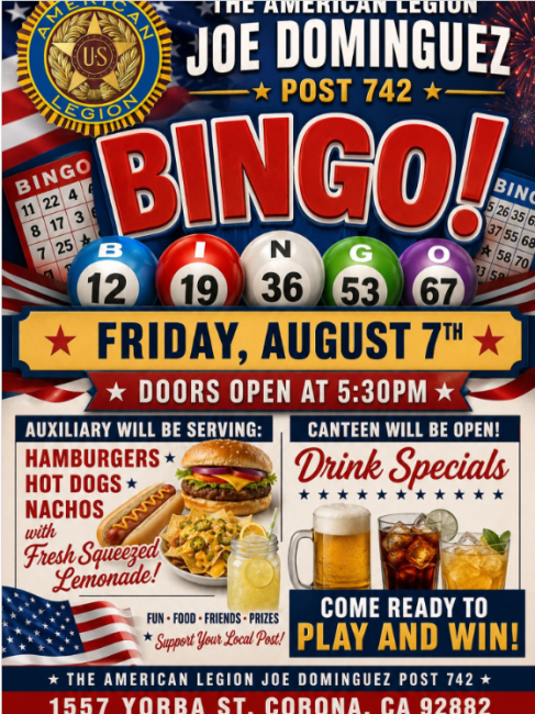 Riverside Bingo