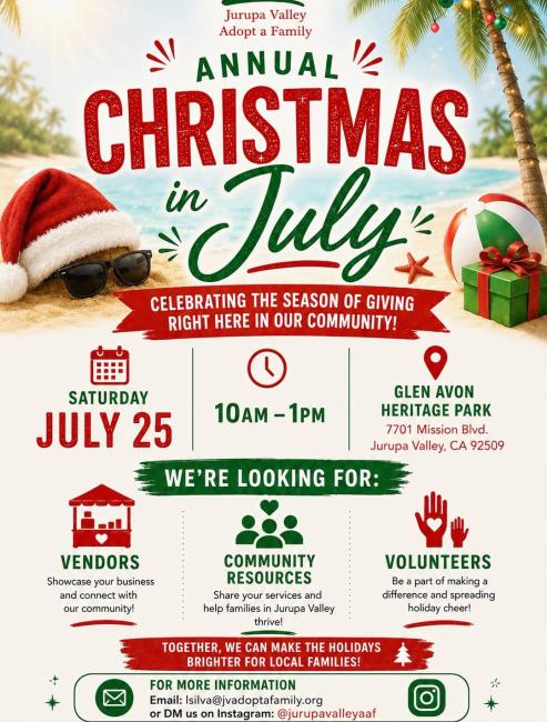 annual christmas in july