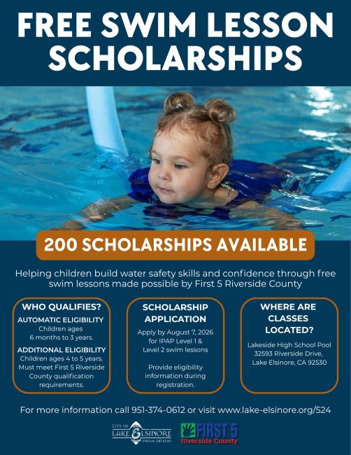 free swim scholarships