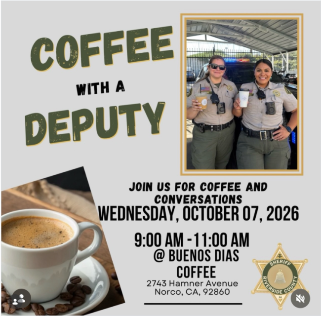 coffee with a deputy
