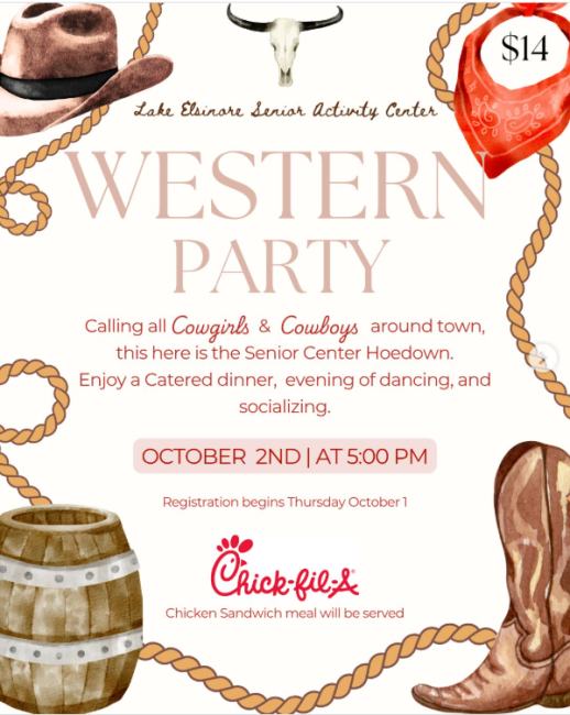 lake Elsinore western party 