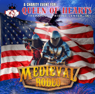 queen of hearts medieval rodeo 