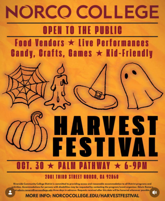norco college harvest festival