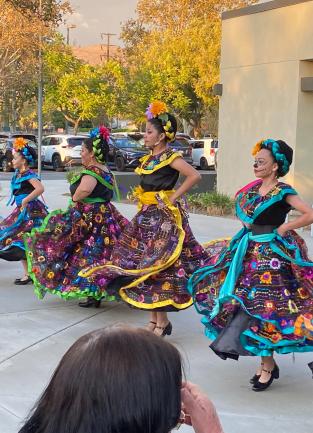 District Two Team Attends Dia De Los Muertos at Glen Avon Library
