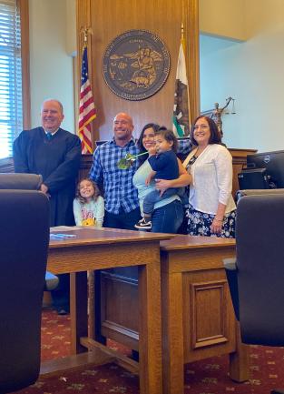 Supervisor Spiegel Honored to Join Adoption Finalization Day for Ryan Angel Plott
