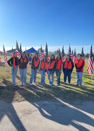 District Two Youth Council Volunteers at Jurupa Valley Veterans Celebration Parade and Festival