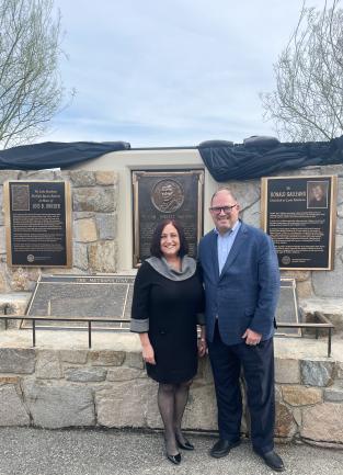Supervisor Spiegel in Lake Mathews