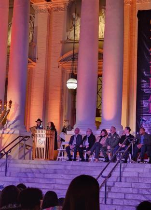 18th annual Chanukah Festival and the Menorah Lighting in front of the Riverside County Historic Courthouse