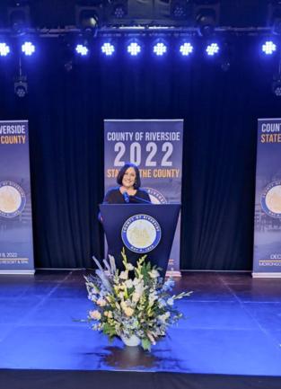 Supervisor Karen Spiegel at the 2022 State of the County