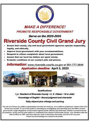 Grand Juror Flyer