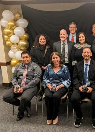 Supervisor Spiegel at the Crystal Apple Awards