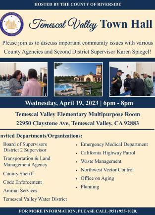 TV Townhall Flyer