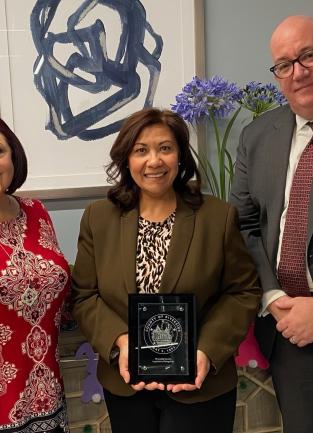 Supervisor Spiegel with Congresswoman Norma Torres