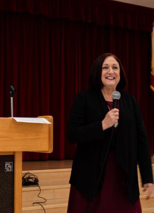 Supervisor Spiegel at the Temescal Valley Townhall