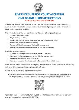 Grand Jury Flyer - Extended Deadline