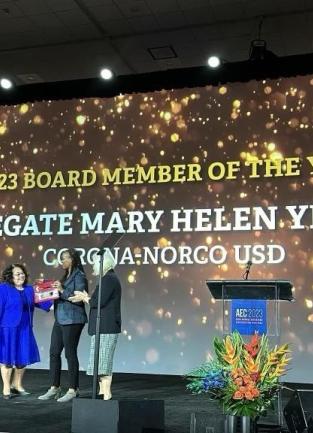 Mary Ybarra CNUSD Recognition