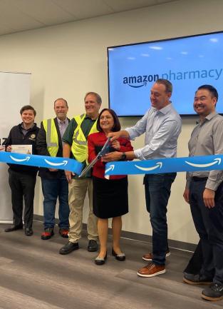 The Amazon Pharmacy Ribbon Cutting in Corona