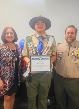  Eagle Scout at Troop 523's Court of Honor