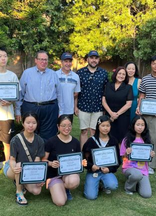 Supervisor Spiegel Celebrates Eastvale Kiwanis Youth Leaders at Summer BBQ