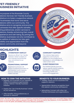 Vet-Friendly Business Initiative