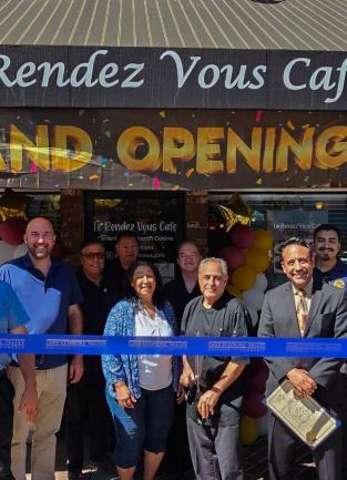 Supervisor Spiegel and Second District Team Celebrate Grand Opening of Le Rendez-Vous Cafe in Lake Elsinore