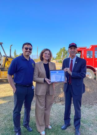  Tim Strack Park groundbreaking ceremony