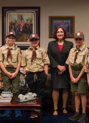 Cub Scouts Visit