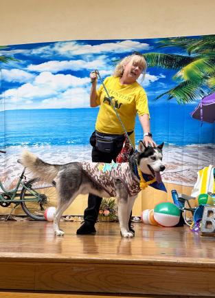 eir Rummage Sale, Fashion Show, and dog adoption event