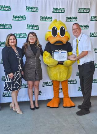  Quick Quack Car Wash’s opening in Jurupa Valley.