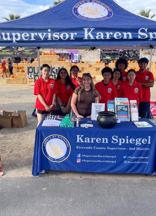 Our team and District 2 Youth Advisory Council (YAC) students had a spooktacular time hosting a booth at Eastvale’s annual Halloween celebration, EekVale. We enjoyed handing out candy, admiring the creative costumes, and connecting with residents and families. Thank you to everyone who stopped by and to the City of Eastvale for bringing the community together for some Halloween fun.